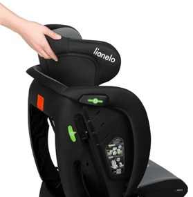 Lionelo - Autosedačka IZZY i-Size 40-150 cm čierna/sivá