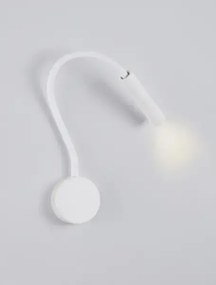 LED biele nástenné svietidlo Sonica