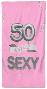 Osuška Stále sexy – ružová (vek: 50)