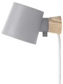 Nástenná lampa Rise – sivá