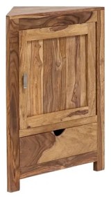 furniture-nabytek.cz - Masívna kúpeľňová skrinka Lagos z palisandru, lakovaná, hnedá – 60×32×80 cm