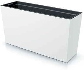 Stredný truhlík s vkladom CORBI 77 cm biely