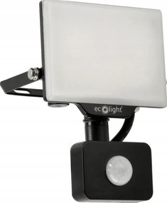 LED reflektor IP65 - 20W - 1800lm s pohybovým senzorom - neutrálna farba