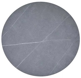 Jedálenský stôl Talia 90 cm, sivá / čierna
