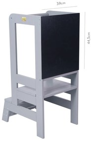 Moderná učiaca veža MeowBaby® s tabuľou Dark Grey