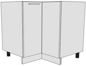 Skrinka do kuchyne Bono Drp Pl Biela Alaska/Biely