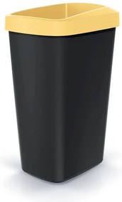 Set košov na triedený odpad, hranaté, 3 x 45 l, farebná
