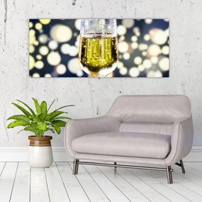 Obraz šampanského (120x50 cm)