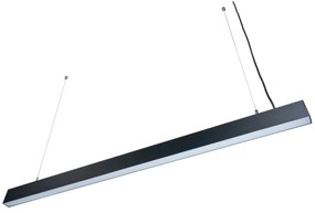 BERGE LED ZÁVESNÉ svietidlo BRG5371 - 40W - 120cm - 3200Lm - čierne