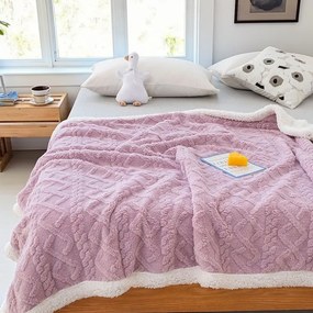 Hrejivá barančeková deka Homa KOBELA OLD PINK