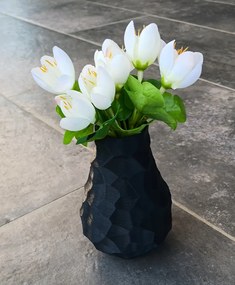 HRADIL Váza flín mozaika 12 cm Farba: Černošedá