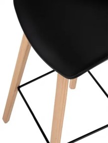 RONIE barová stolička Čierna