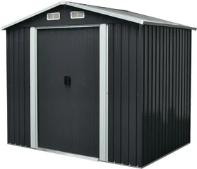 Záhradný domček Strend Pro 236x174x206 cm, plech, antracit