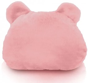 Plyšová podnožka TEDDY Yeti ružová