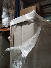 AKCIA Čalúnená posteľ boxspring MERALIS 90x200 cm béžová II. akosť