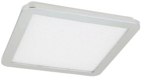Minimalistické stropné svietidlo do kúpeľne NEXIT – strieborný chróm 40 cm – LED 3000K 24W IP44 stmievateľné stropné svietidlo