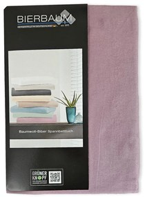 Bierbaum flanelová plachta Flieder - 180 x 200 cm