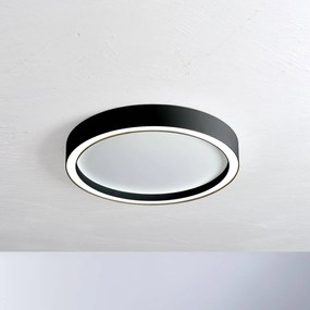 Bopp Aura stropné LED svietidlo Ø55cm biele/čierne
