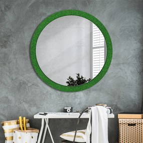 Okrúhle ozdobné zrkadlo Zelená tráva fi 100 cm