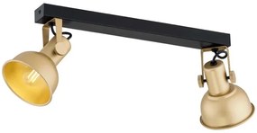 Argon 7144 - Bodové svietidlo LENORA 2xE14/7W/230V zlatá/čierna