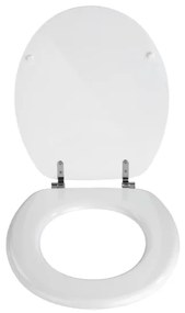 WENKO 154008100-WC sedátko VALENCIA 43x36 cm biela/strieborná