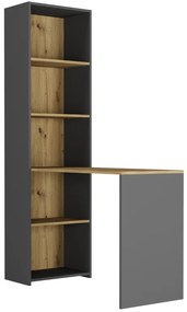 Písací stôl s regálom MODERN B-50S – 120 x 50 x 180 cm - rôzne farebné prevedenia biela