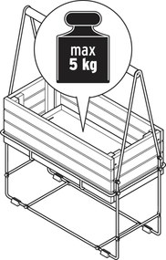 Krabička na bylinky s podstavcom »Elin«