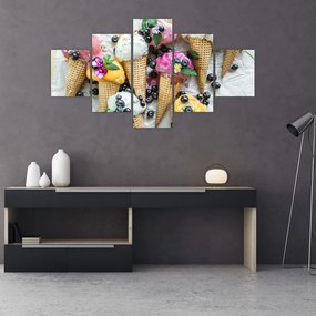 Obraz so zmrzlinami (125x70 cm), 40 ďalších rozmerov