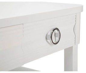 Biely konferenčný stolík z jedľového dreva 60x90 cm Shine – Mauro Ferretti