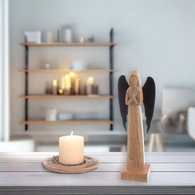 Drevená soška (výška 27 cm) Angel – Orion