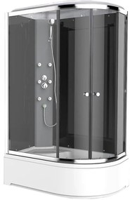 Hydromasážný box Kaja Ľavý 120/80 W.B. 5-El