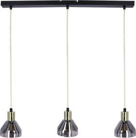 Závesná lampa Gregory 3xE14 na lište