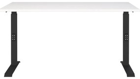 Pracovný stôl s nastaviteľnou výškou s bielou doskou 80x140 cm Downey – Germania