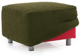 Super strečové poťahy NIAGARA zelená taburetka (40 - 60 cm)