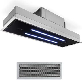 Klarstein High Line, digestor, 77 cm, stropný, 410 m³/h, ďiaľkové ovládanie, čierny