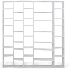 Biela knižnica 216x224 cm Valsa – TemaHome