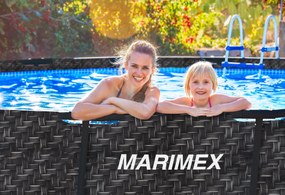 Marimex | Bazén Marimex Florida 3,66x0,99 m - motív RATAN s pieskovou filtráciou | 19900076