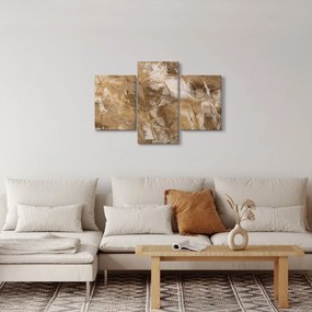 Obraz - Hnedá abstrakcia (90x60 cm)
