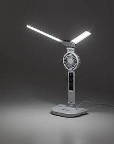 Rabalux 74030 - LED stmievateľná stolová lampa s ventilátorom NOVILO LED/7W/5V