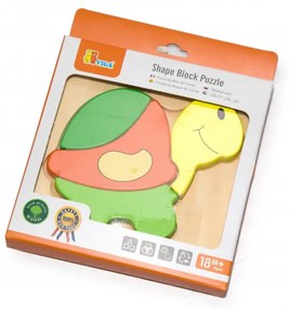 Prvé detské puzzle Viga 59933 korytnačka