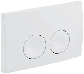 Geberit Delta25, ovládacie tlačidlo splachovania, alpská biela, 115.125.11.5