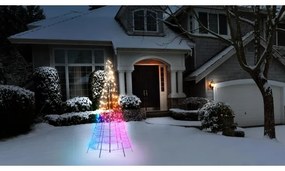 Twinkly TWP300SPP-BEU- LED RGBW Vonkajší vianočný stromček 300xLED 2m IP44 Wi-Fi