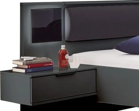 Posteľ s nočnými stolíkmi Saigon 180x200 cm, s osvetlením