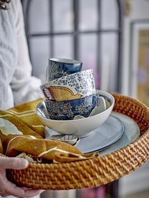 Bloomingville Kameninová miska Hezha Blue 460 ml