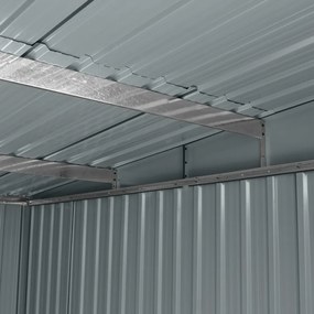 Záhradný domček BestBerg ZDSL-6A / 6,6 m² / 238 x 279 x 203 cm / sivá