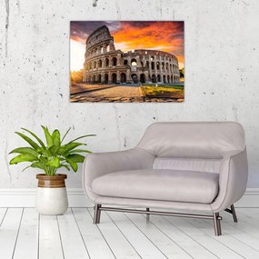 Sklenený obraz - Koloseum v Ríme (70x50 cm)