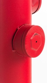 Kovový barový stôl Ruhr v industriálnom štýle - Červená