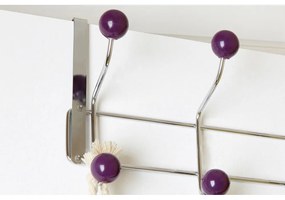 Kovový vešiak na dvere vo vínovo-striebornej farbe 41 cm – Premier Housewares