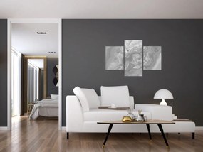 Obraz - Mramor v čiernobielej (90x60 cm)