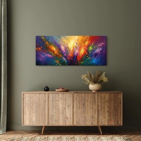 Obraz - Abstrakcia kvetov (120x50 cm)